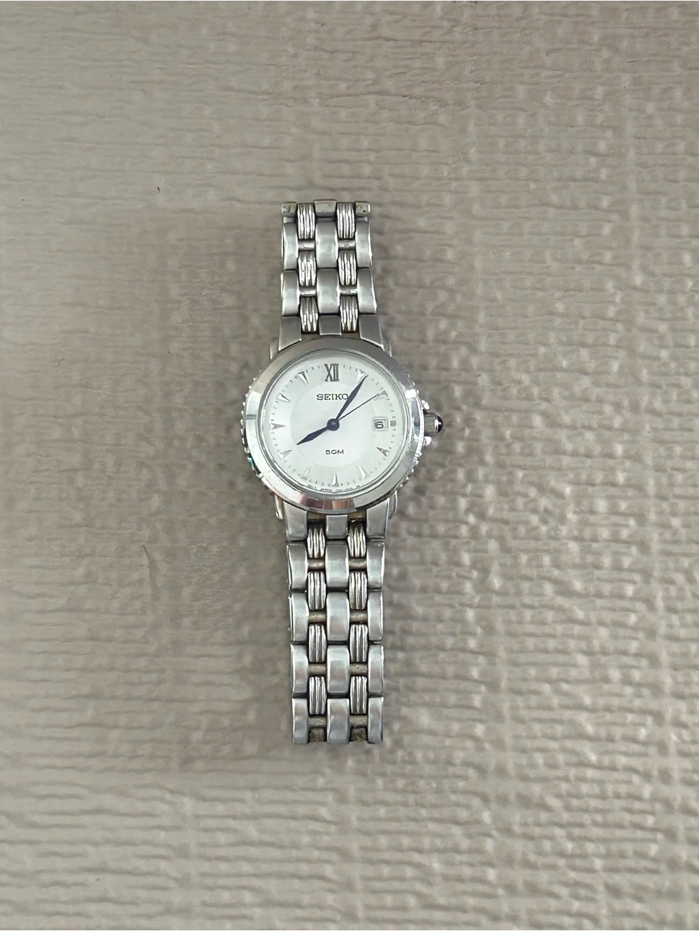 Seiko Silver Women's Linked Bracelet Watch